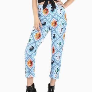 Limited HP ⚡ House Mascots Cuffed Pants Blackmilk